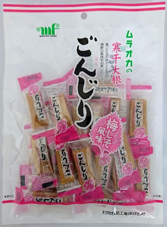 Amazon 村岡食品 寒干大根ごんじり 梅しそ風味 135g 10袋 村岡食品 おつまみ 珍味 通販