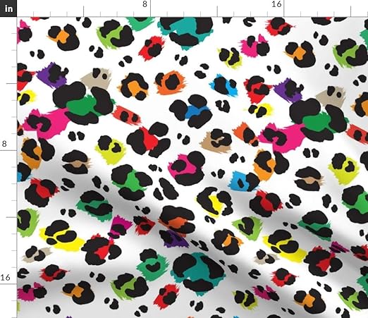 leopard print denim fabric