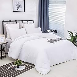 Houseri White Comforter King Size, 3 Pieces