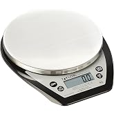 Taylor Stainless Top Digital Kitchen Scale - 11 lb Max Capacity | 11 lb Food Scale with Stainless Steel Platform, Tare Function, Measures Dry and Liquid Ingredients, NSF Certified