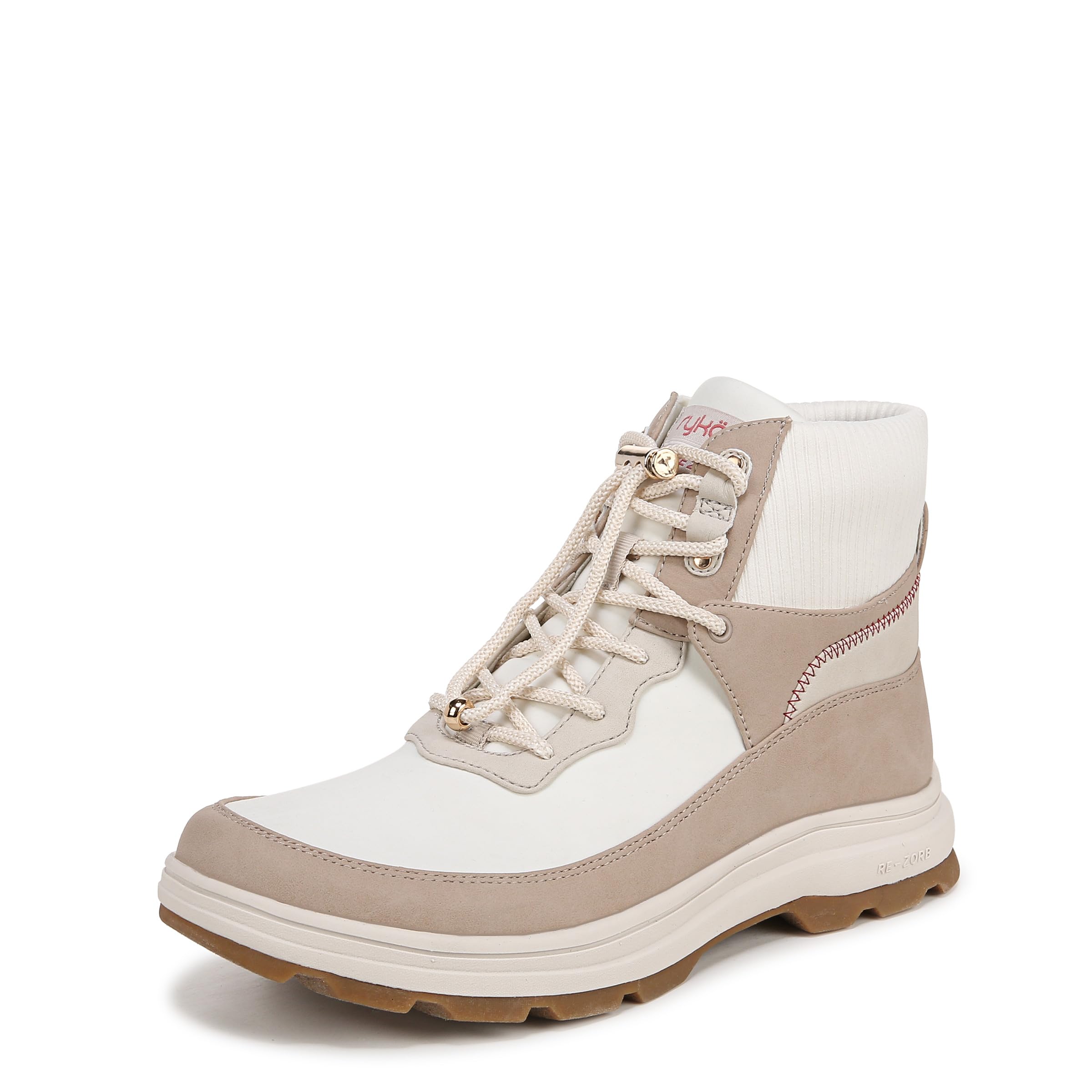 Ryka Womens Brae 2 Water Resistant Snow Boot Beige Multi Faux Leather 7.5 M