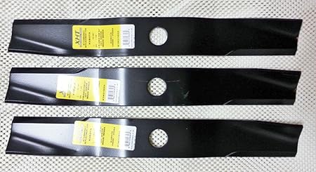 Amazon Com B1ku1024d Set 3 Kubota 60 Heavy Duty Xht Mower Blades K5647 34340 K5647 34330 Garden Outdoor
