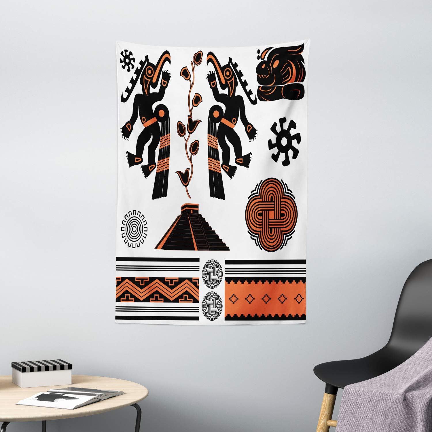 Lunarable Aztec Tapestry, Latin American Civilization