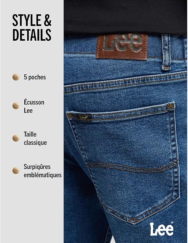 - Jean Homme - Coupe Droite Regular - Extreme Motion - General