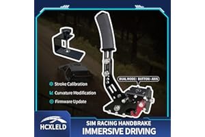 HCXLELD Sim Racing Handbrake, G29 T300 Racing Wheel for PS4/PS5, G920 TX Racing Wheel for XBOX Series X/S, All Racing Wheels for Windows, and included table clamp