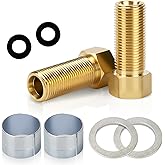 Faucet Shank Extension kit,100818 Thick Countertop Extension Set for Faucet Valves, Faucet Pipe Extender