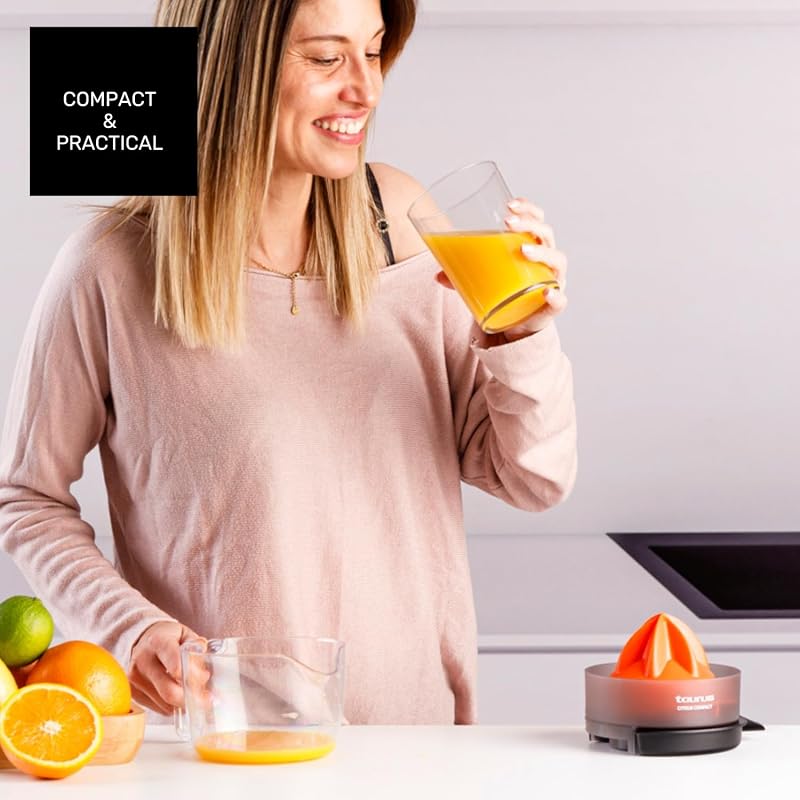 - Citrus Compact Exprimidor Eléctrico, 800 ml, Doble Giro, BPA Free