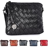 VILENCA HOLLAND Genuine Leather Crossbody Sling Bag for Women - Trendy Casual Office Bag with Adjustable Strap