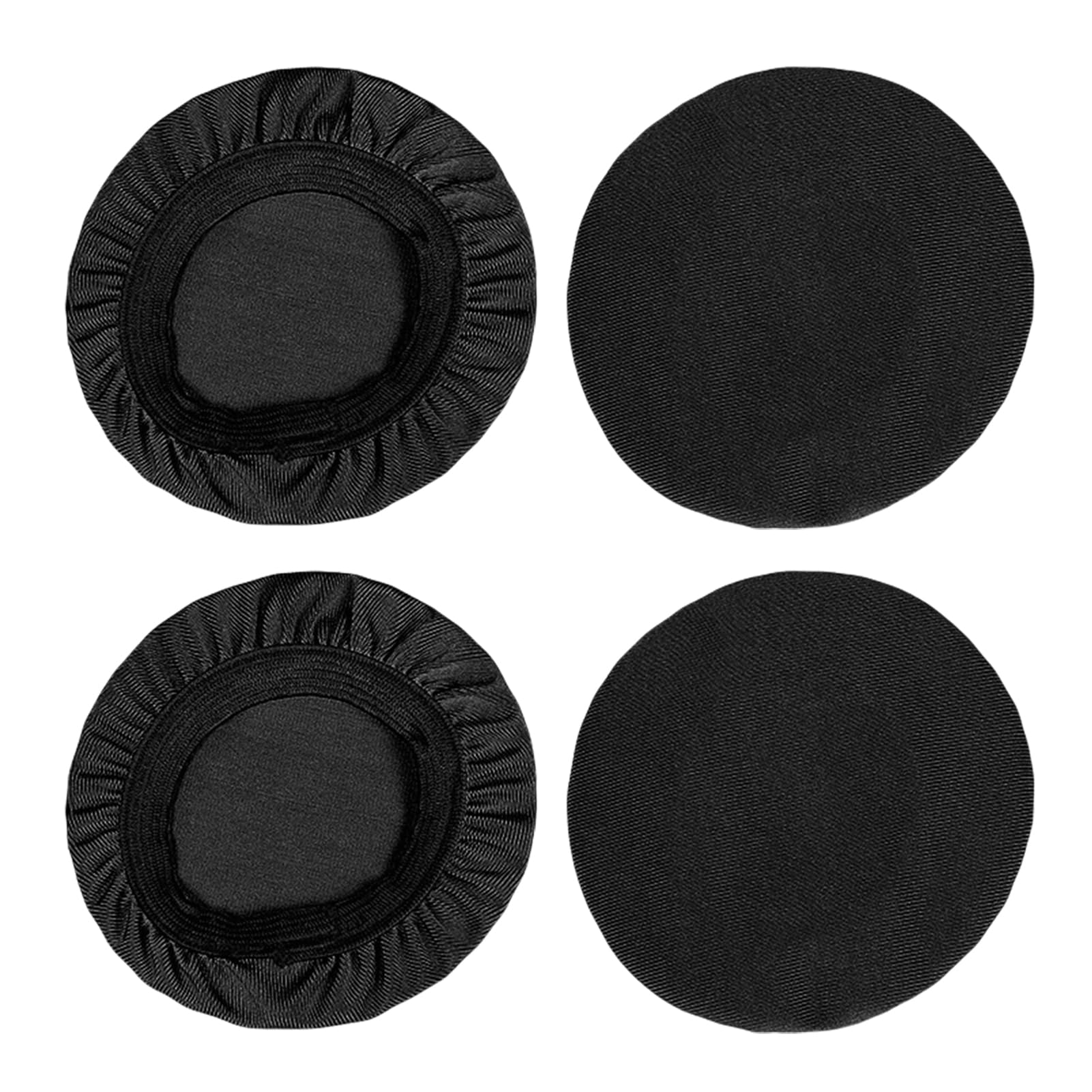 2 Pairs(4 Pcs) Headphone Ear Covers Replacement Headset Ear Covers Dust Sweat Proof Reusable Headphone Sleeves Washable Stretchable Fits 2.36"-3.35" Headsets (6-8.5 Cm)