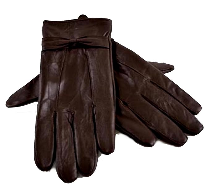 Ladies Soft Leather Gloves Several Colours & Sizes Available (S/M