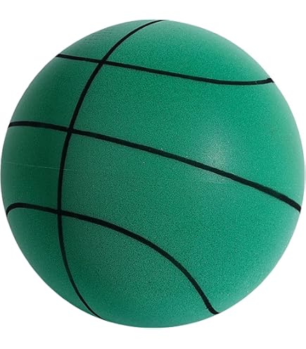 Ballon De Basket Silencieux En Mousse PU - Pour Intérieur, Sol Dur Et Moquette, Maison, école, Adulte