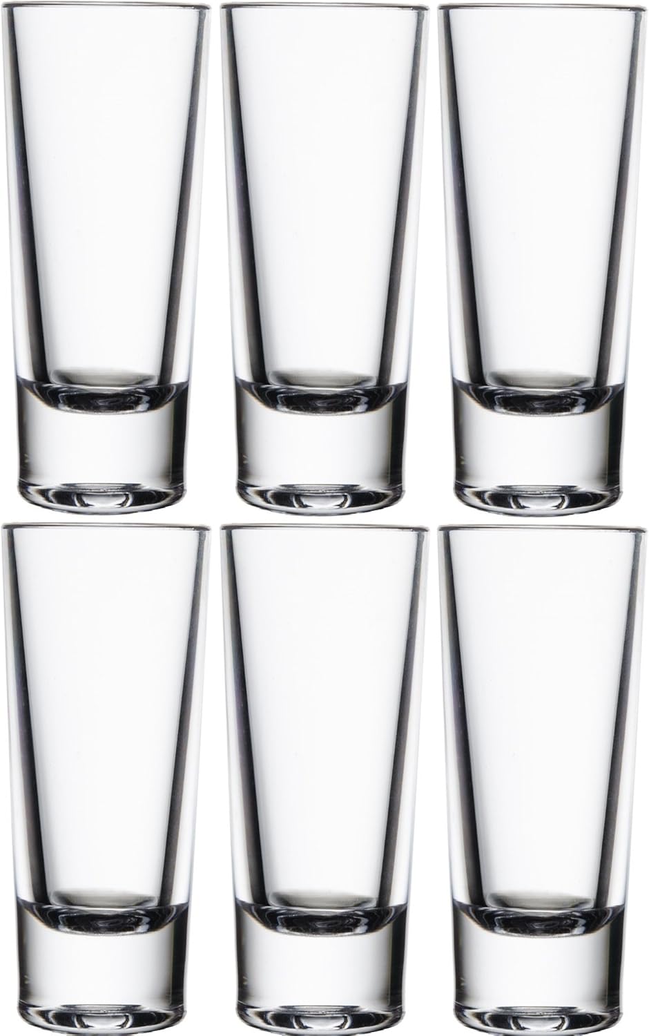 Circleware 42707 Tall Shot Glasses (Set Of 6), 2.25 oz, Blue Velvet