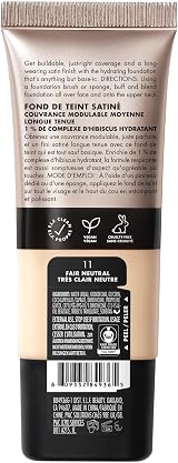 e.l.f. Soft Glam Foundation Medium Coverage Satin Finish 11 Fair Neutral view 7