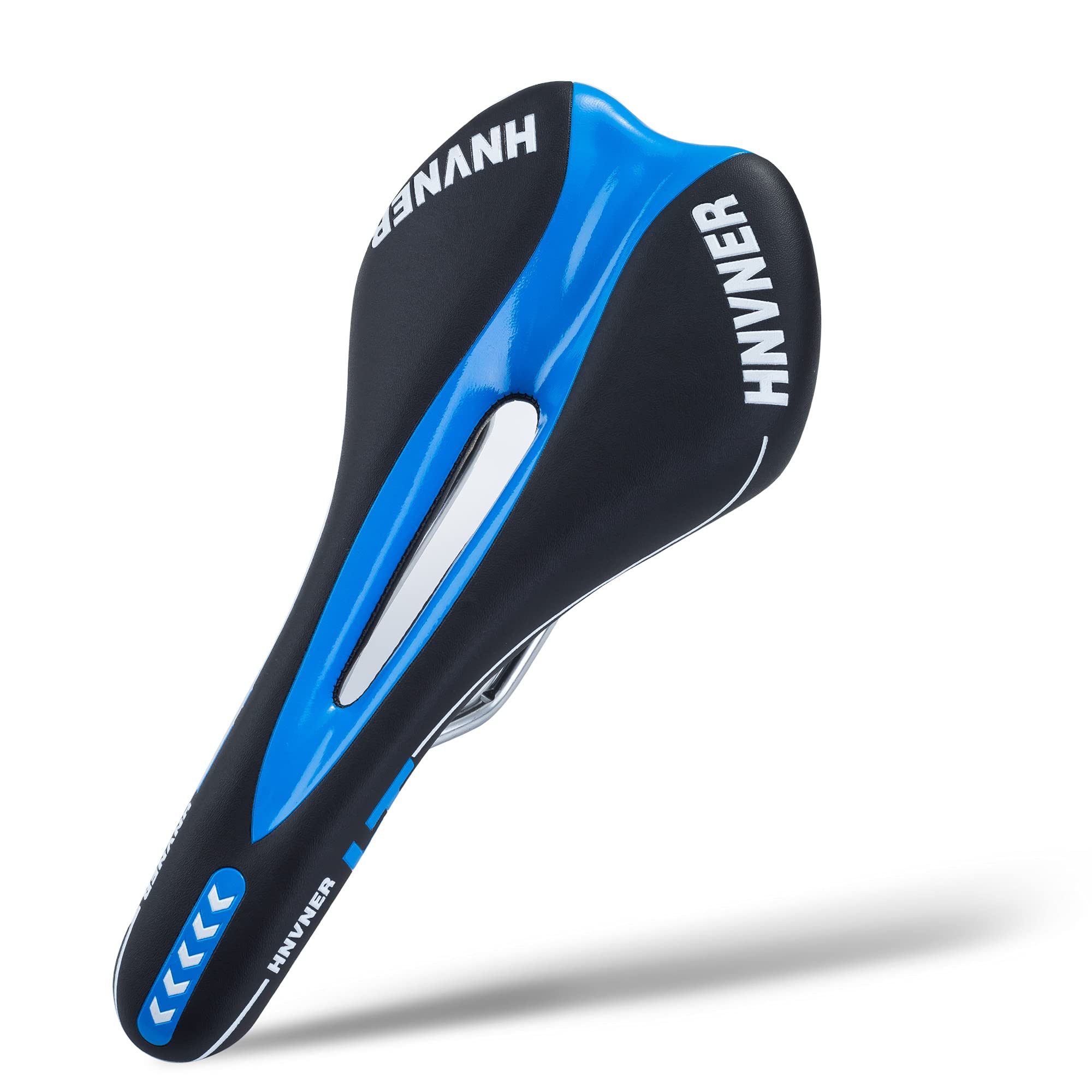 Mountain Bike Seat with Central Relief Zone and Ergonomics Design Fit，Comfort Bike Saddle with Memory Foam Breathable Soft Bicycle Cushion for Women Men MTB/Exercise Bike/Road Bike Seats