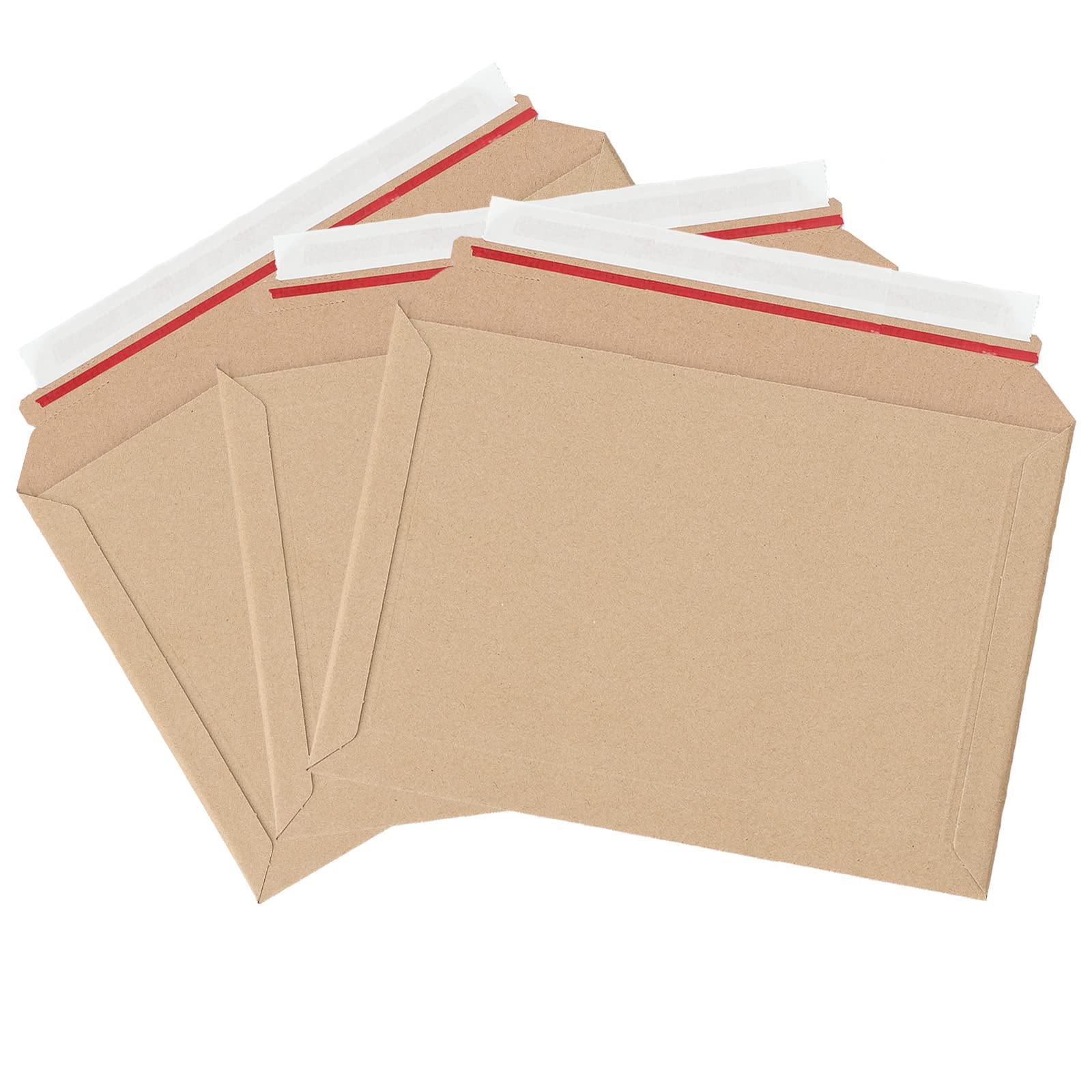 Rigid Cardboard Envelopes Peel and Seal Strong Board Packaging Postal Mailing Shipping Postal Royal Mail Large Letter Posting Envelopes Book Mailers (10, 235x180mm)