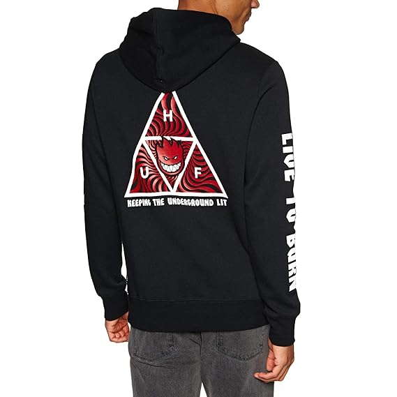 spitfire triangle pullover hoodie