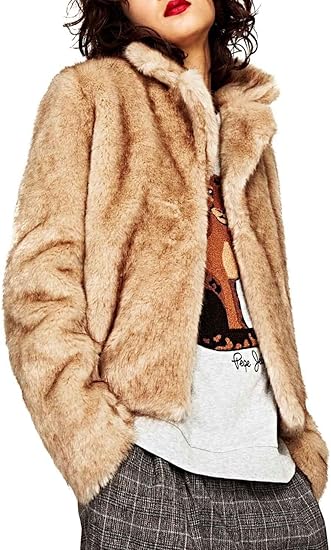 pepe jeans fur coat