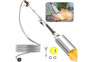 ACOVER Propane Torch Weed Burner Kit, 1,800,000 BTU Heavy Duty Blow Torch, (40'' Propane Torch Weed Burner Kit)