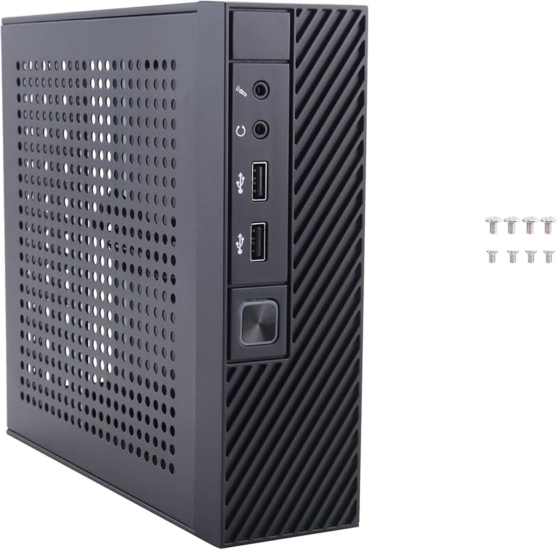 KVSERT M06 Mini ITX Computer Case Black SECC Small Form Factor Desktop PC