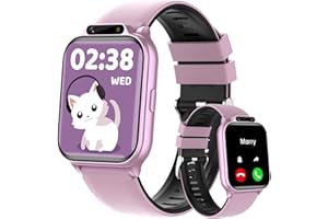 Smart Watch for Kids, 1.85&quot; Fitness Tracker with Heart Rate, Sleep Monitor, IP68 Waterproof Smartwatches with Video Music, Pedometer, Game, NO APP/Phone, Gift for Boys Girls. (Classic, Pink)4.5 out of 5 stars 3582 offers from $32.79