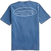 Vineyard Vines Boys Boys' Drift Dye Outlined Surf Logo Short-Sleeve Pocket Tee