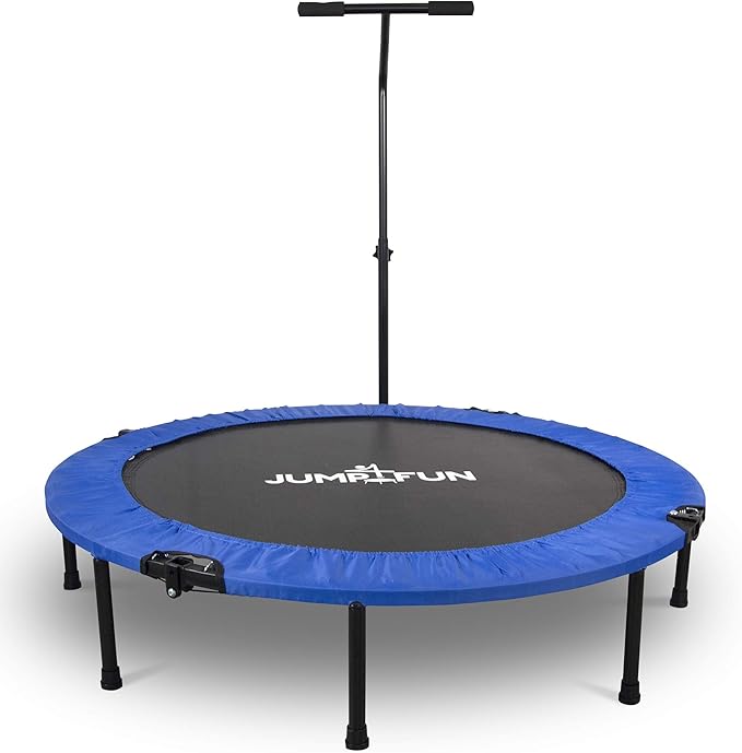 Jump4fun Trampolin Fitness Blau Grosse 122 Cm Amazon De Sport Freizeit