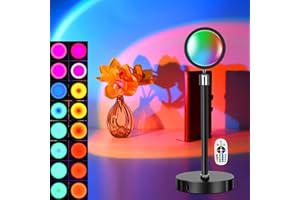 CORATED 16 Color Remote Control Projection Lamp for Photography, Selfies, Home and Bedroom Decor