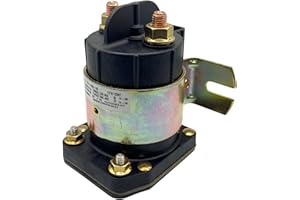 FALCONSUPPLY Trombetta 114-1211-020-02 Starter Bear 12V Contactor Solenoid Relay 200A – Genuine OEM Replacement – 12 Volt DC, 200 Amp Continuous Duty – For RVs, Snowplows, Golf Carts, Liftgates – Includes Hardware