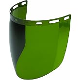 Gateway Safety 685 Venom Cylindrical Molded Contemporary Replacement Headgear Visor, IR Filter Shade 5.0 Lens, 9" x 15.5" x .06"