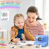 Hangrui Kids Camera Instant Print 2.4 inch 1080P 32GB Card Blue view 7