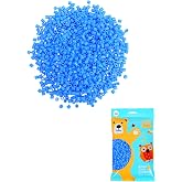 ARTKAL 5mm Fuse Beads, 6000 Pcs Melty Beads for Crafts,Arts,DIY, Light Blue | Iron beads for Christmas &amp; Birthday Gifts, Supplies for Adults