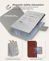 WALNEW Case for Remarkable Paper Pro,Magnetic Slim