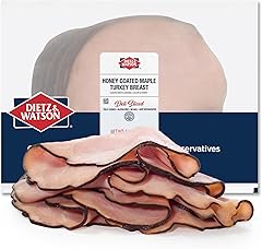 Dietz & Watson Deli-Sliced Honey Coated Maple Turkey Breast, 16 oz