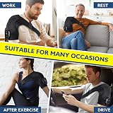 AFDEAL Heated Shoulder Wrap Massage Pad 3 Modes Cordless Black view 7