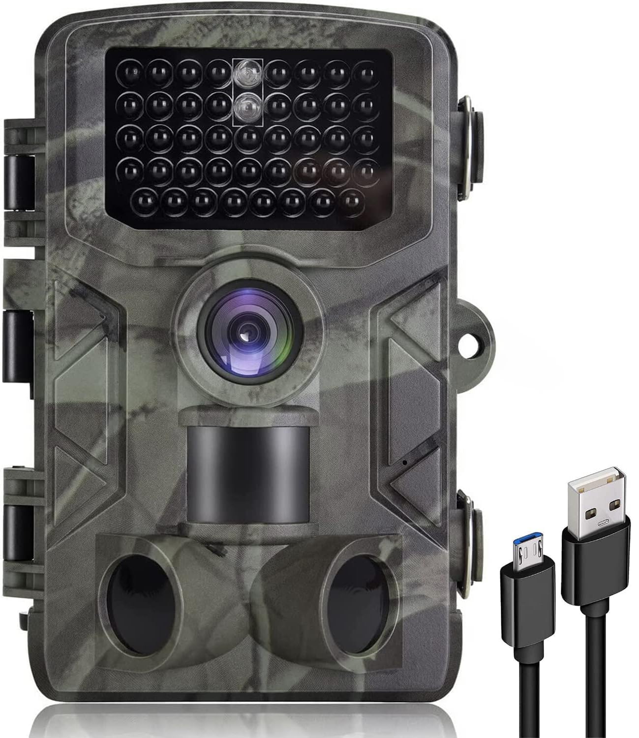 Findn Wildlife Camera, Upgrade 24MP 1080P Trail Camera with Night Vision 0.2s Motion Activated Waterproof Garden Camera Trap for Hunting Nature Wildlife Scouting