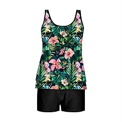 Tankini Swimsuits for Women Tummy Control Blouson