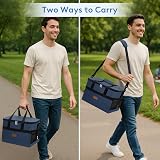 Lifewit Soft Cooler Bag with Hard Liner 20L 30L 40L Dark Blue view 6