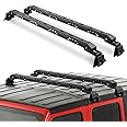 XOOKUN Max Loading 420-POUND Heavy Duty Roof Rack Cross Bars Fit for Jeep Wrangler JL JK Gladiator JT 2007-2024,(2 & 4 Door) Steel Crossbars Rooftop Cargo Bag Kayak Bike Carrier