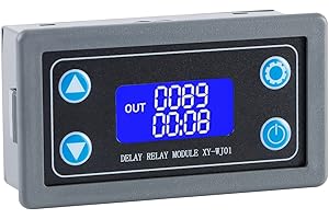 EC Buying XY-WJ01 Delay Relay Timer Module DC 6-30V 12V 24V 0.01s-9999min 50mA Digital Timer Period Switch AC 220V Power On-Off Controller LCD Display Button