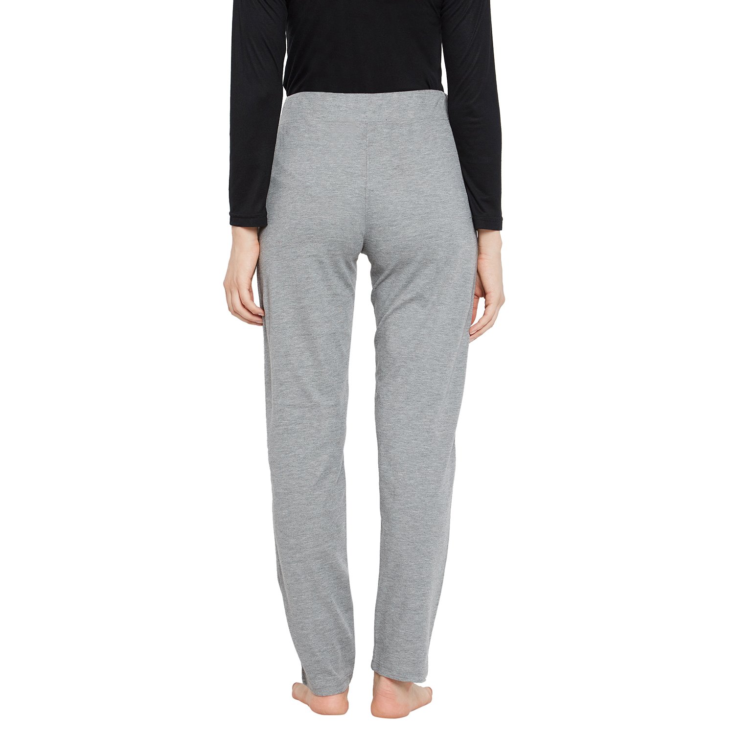 camey women cotton comfortable long pajama track pant side zipper pocket