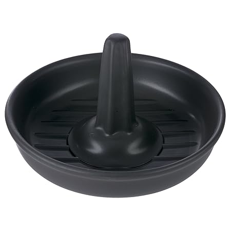 Römertopf BBQ Hänchenbräter Keramik Bräter schwarz