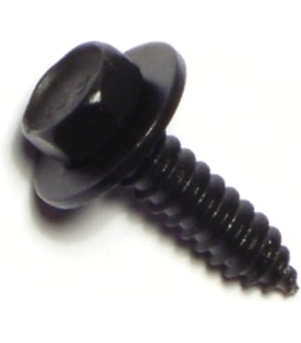 OAUTOO 30pcs M6.3-1.8 x 20mm (#14 x 25/32”) Hex Washer Head