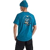 The North Face Mens Evolution Tent Short-Sleeve Tee | Cotton Shirt with a Graphic Design, Set-in Sleeves, Ribbed Collar