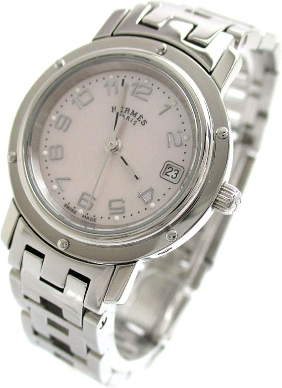 Amazon エルメス Hermes 腕時計 クリッパー ナクレ ピンクシェル マイナーチェンジ Cl4 210 レディース レディース腕時計 腕時計 通販