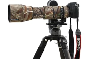 ROLANPRO Camouflage Lens Cover for Sigma 150-600mm F5-6.3 DG OS HSM Contemporary Rain CoverLens Protection Sleeve Case-#20 Wa