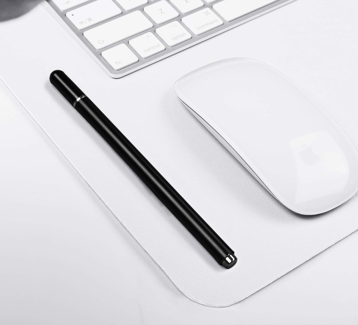 Leather Desk Protector, Office Mat, Non-Slip PU Leather Blotter, Waterproof Writing Pad for Office and Home (80cm x 40cm, Off-White) - Image 3