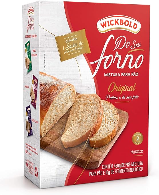 Mistura Para Pão Original Wickbold Do Seu Forno 460 Gr