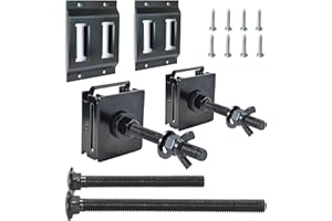 MorScan E-Track Spare Tire Holder Mounts, E Track Double Fittings Spare Wheel Carrier with E-Track Double-Slot Plates, Upgraded Etrack Rail Accessories for Trucks, Enclosed Trailers