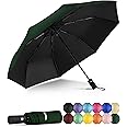 Yoobure Windproof Travel Umbrella, Automatic Umbrellas for Rain - Compact Folding Umbrella with UV Protection, Lightweight Portable Design for Backpack/Walking/Car, Sun & Storm Ready