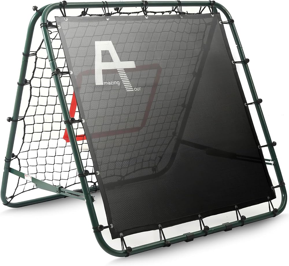 Amazing Tour Adjustable Football Rebounder Net – Double-Sided Soccer Training